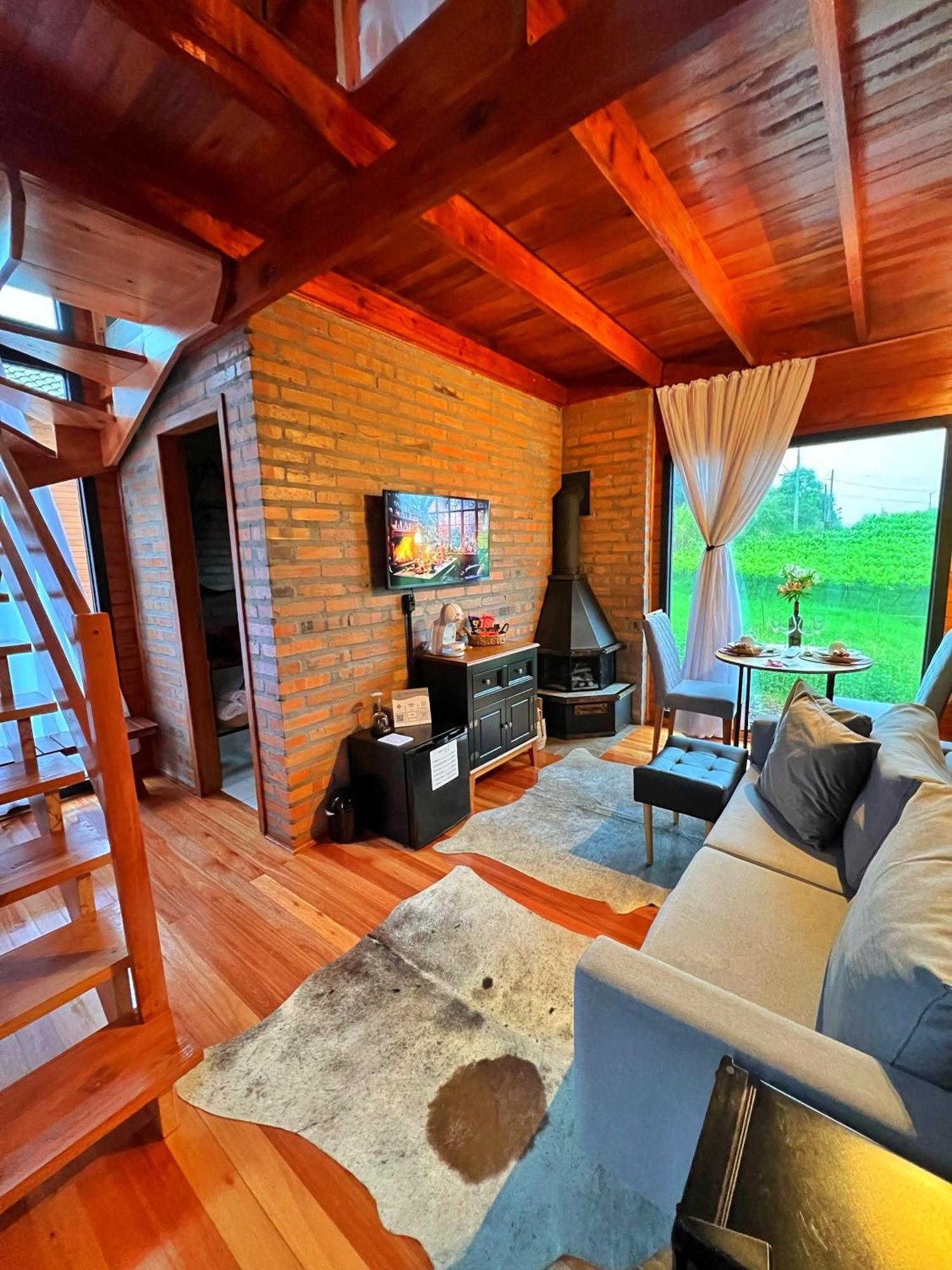 Capanna Del Vale - Um Refugio No Vale Dos Vinhedos Com Experiencia Exclusiva De Degustacao Na Vinicola Dom Candido Bento Goncalves Ngoại thất bức ảnh