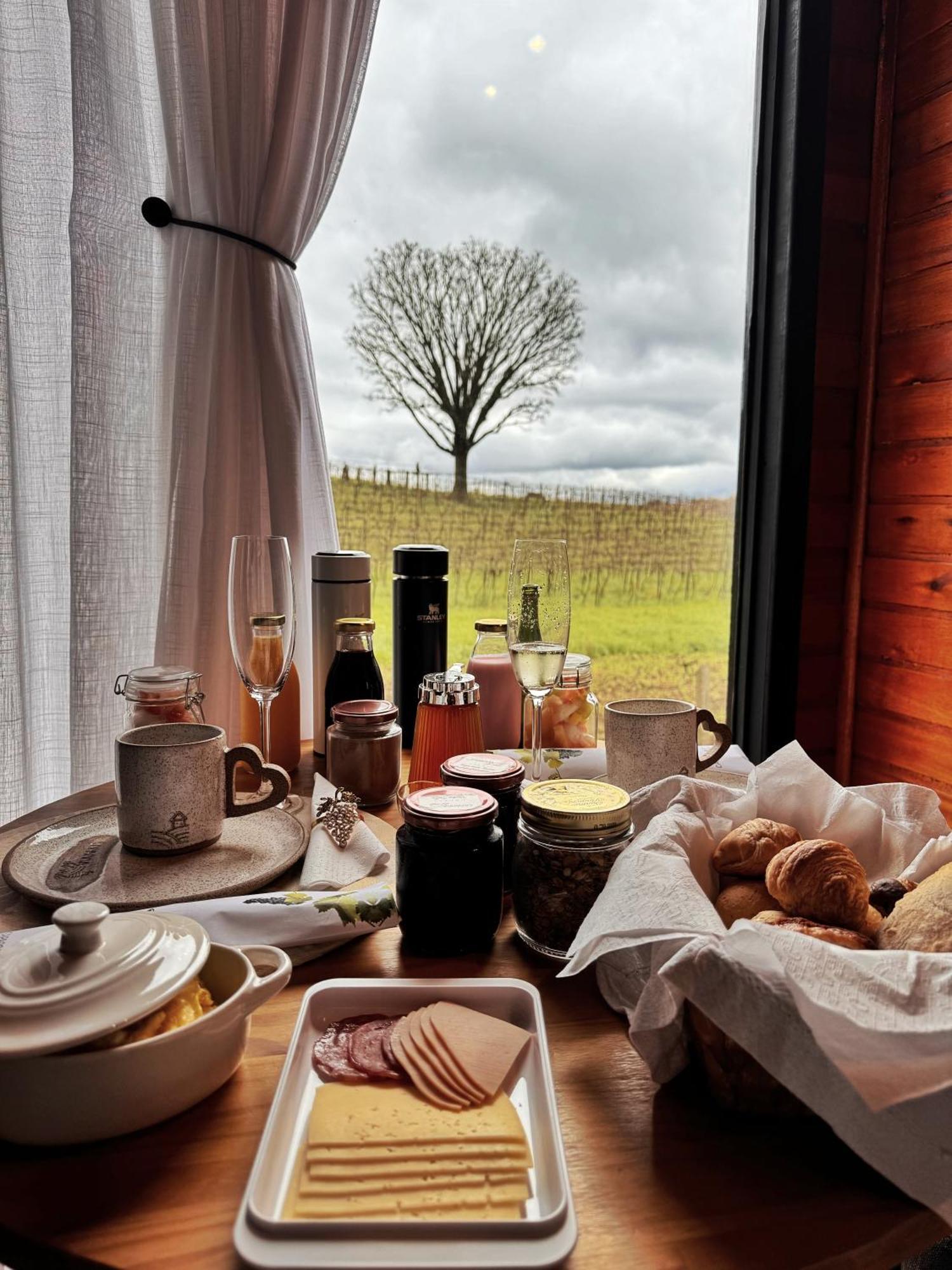 Capanna Del Vale - Um Refugio No Vale Dos Vinhedos Com Experiencia Exclusiva De Degustacao Na Vinicola Dom Candido Bento Goncalves Ngoại thất bức ảnh